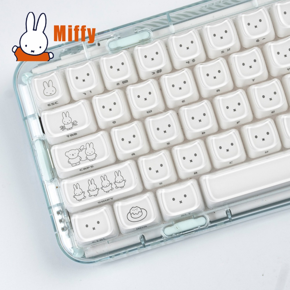 Pad Gaming Console - Kawaii Miffy Keycaps Cute Rabbit Key