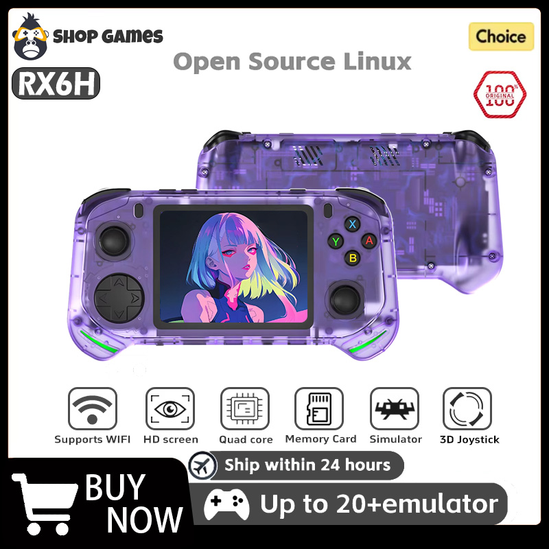 Gaming Console With Gta - RX6H Retro Handheld Game Console Linux