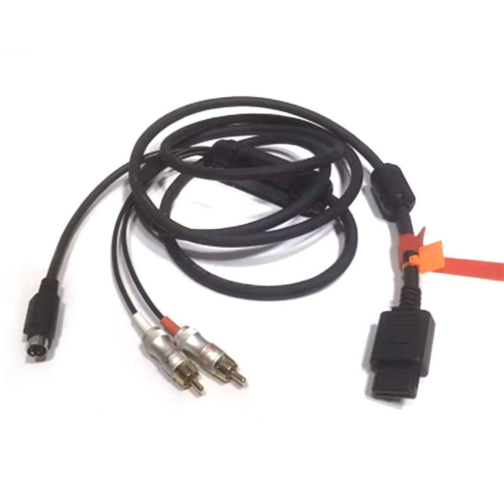 Gaming Console Vintage - SFC N64 NGC S-Video Cable Shielded