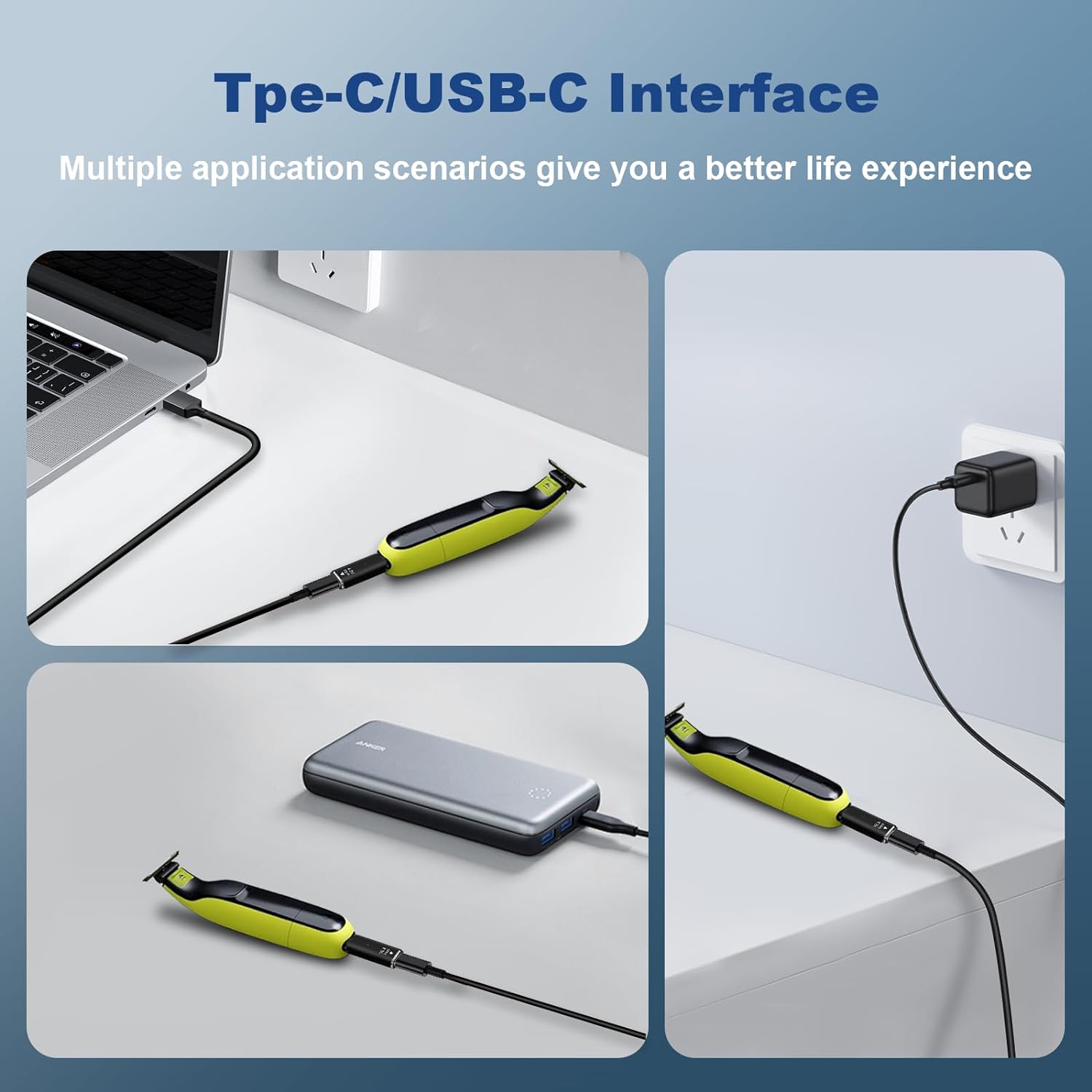 4.3V Type-C Shaver Adapter Cha - Pc Gaming Handheld Console ulasan dan harga