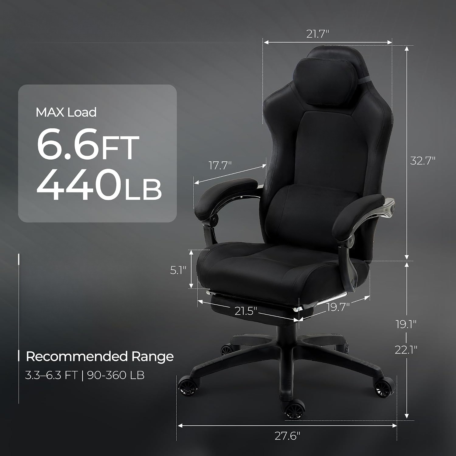 Gaming Chair Big and Tall, Sue - Gaming Chair Cushion ulasan dan harga