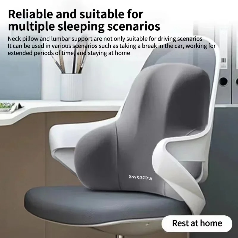 1 Pcs Memory Foam Lumbar Suppo - Gaming Chair Cushion ulasan dan harga