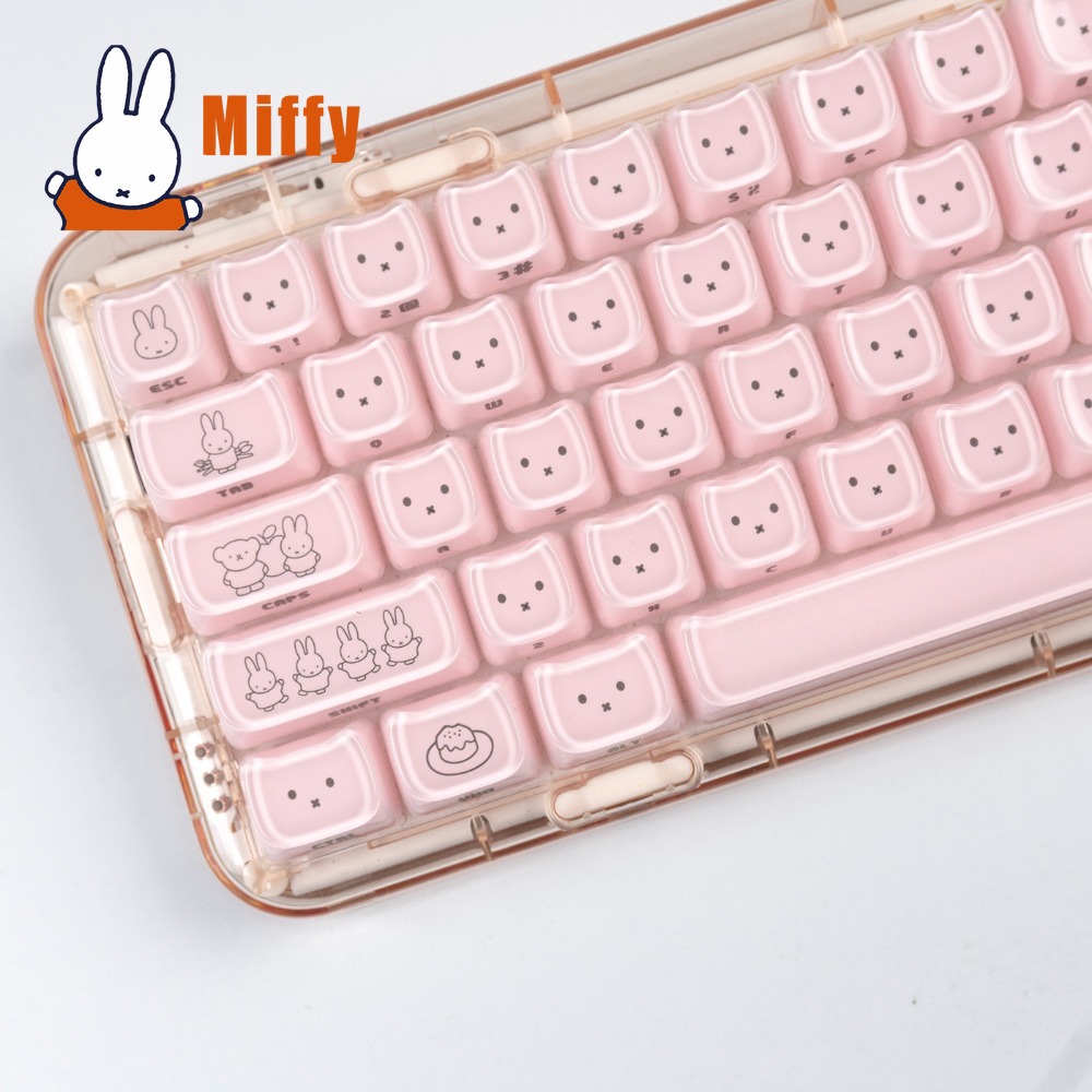 Kawaii Miffy Keycaps Cute Rabb - Pad Gaming Console ulasan dan harga