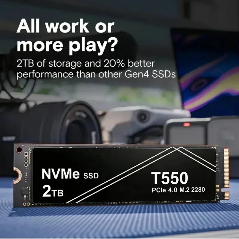 T550 PCIe NVMe Gen 1TB/2TB/4TB - Gaming Console Driving ulasan dan harga