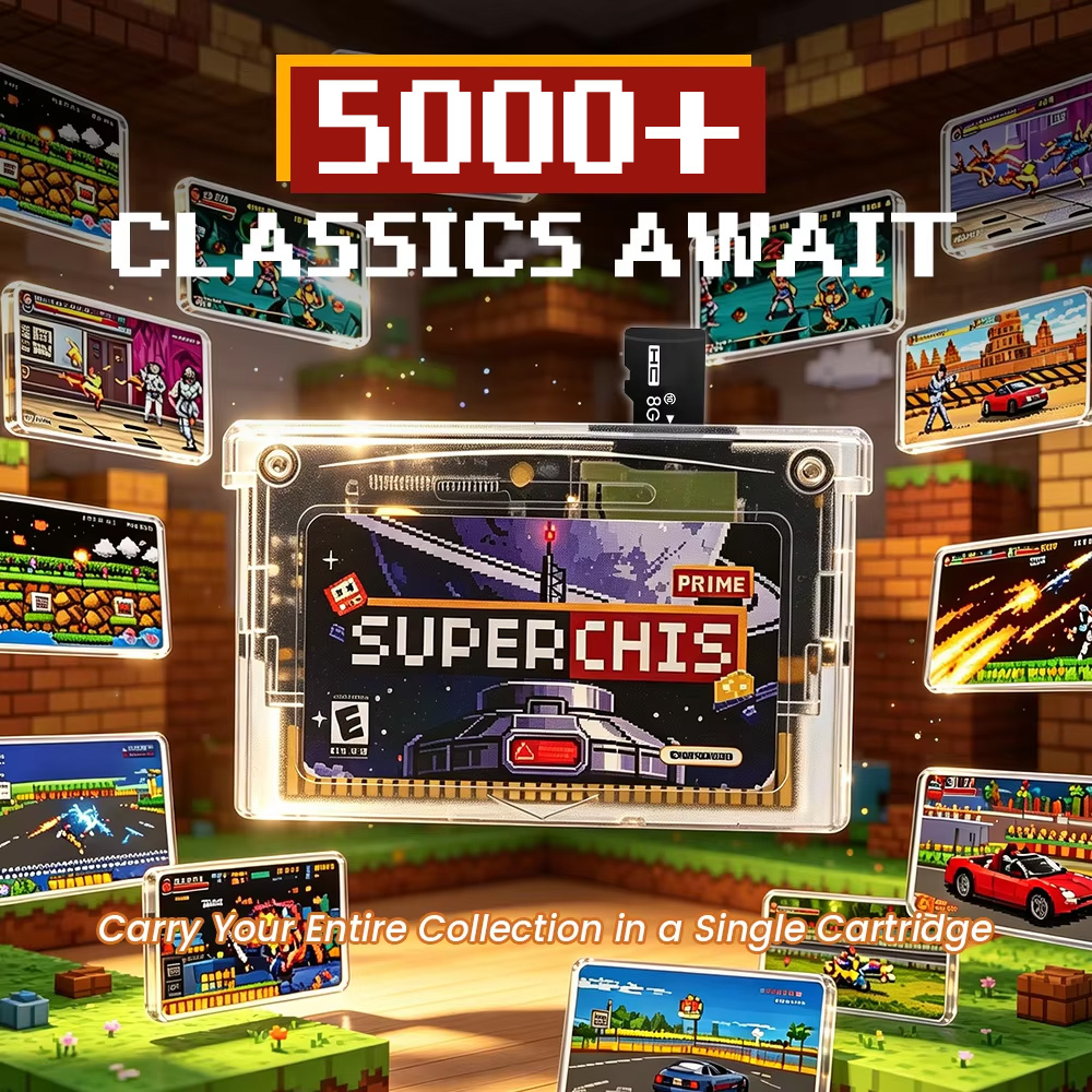 Retro Superchis Flash Game Car - Gaming Console Vintage ulasan dan harga