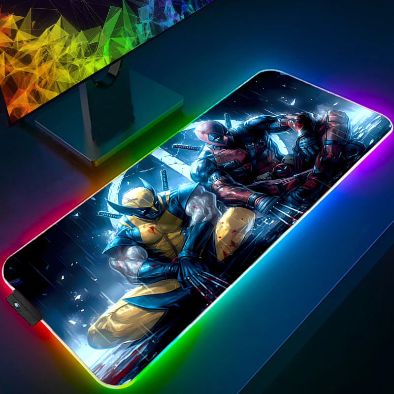 LED Mouse Pad Gaming Backlight - Pad Gaming Console ulasan dan harga