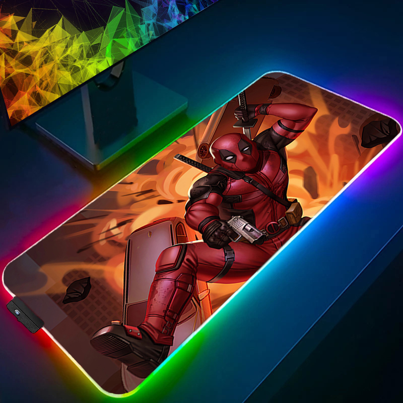 LED Mouse Pad Gaming Backlight - Pad Gaming Console ulasan dan harga