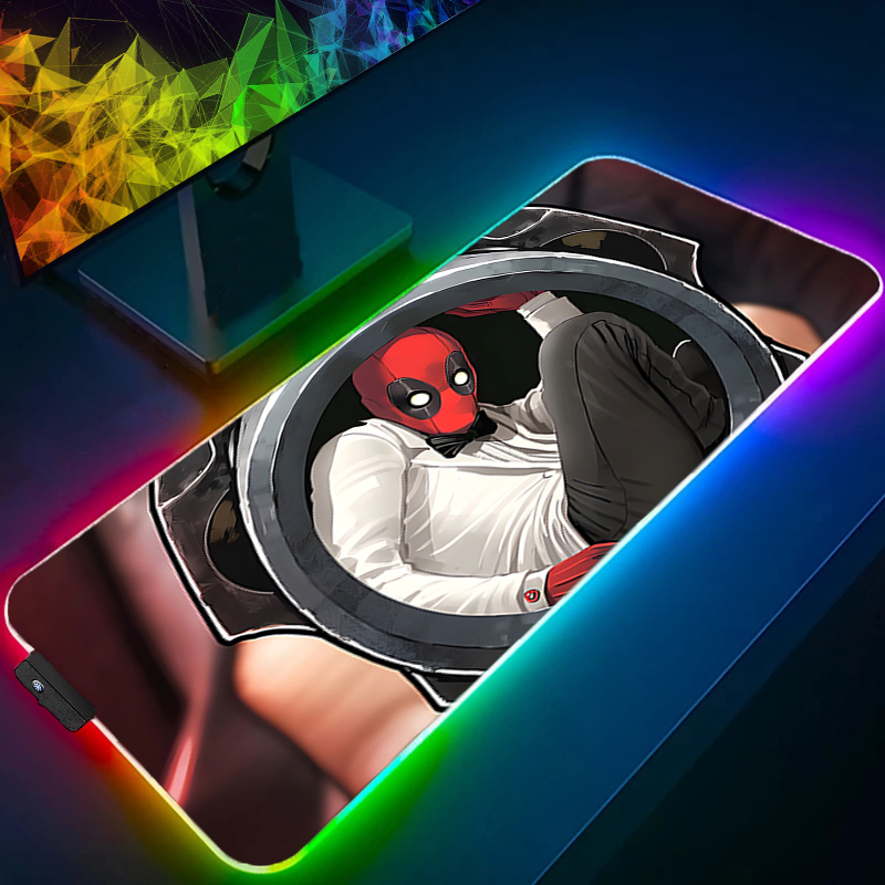 LED Mouse Pad Gaming Backlight - Pad Gaming Console ulasan dan harga
