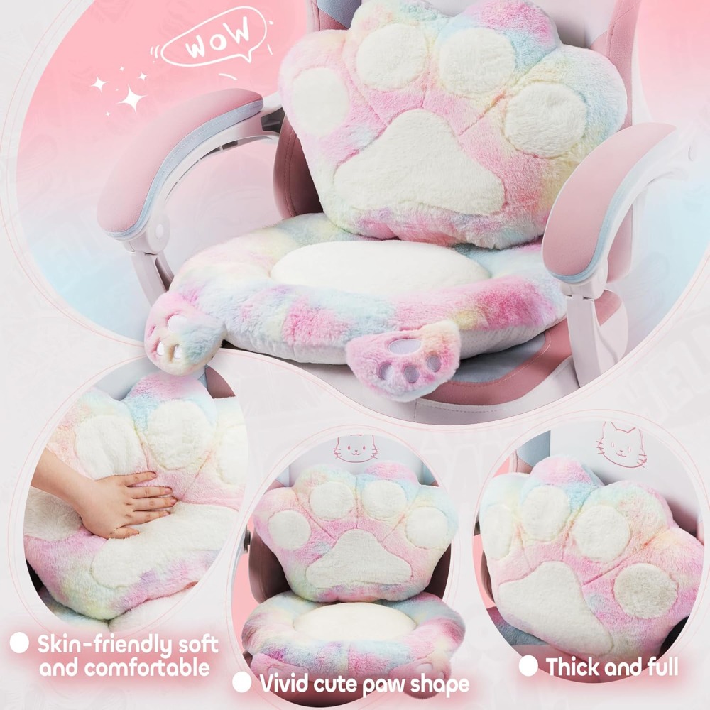 Gaming Chair Cute with Cat Ear - Gaming Chair Cushion ulasan dan harga
