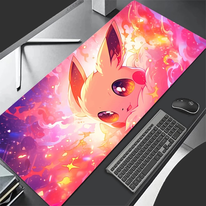 P-Pokemon Eevee Anime Gaming M - Pad Gaming Console ulasan dan harga