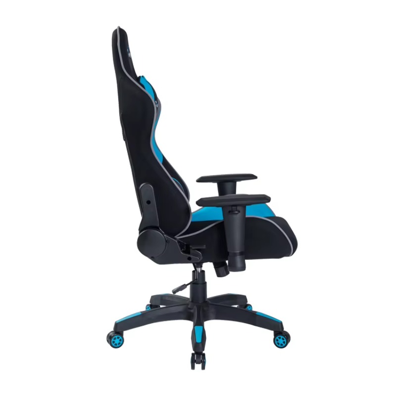 Black and Blue Gaming Chair wi - Gaming Chair Cushion ulasan dan harga