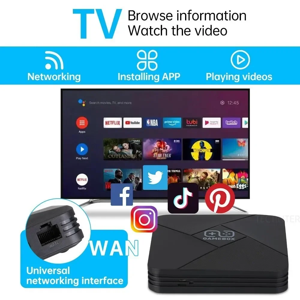 Dual-System 4K HD TV Game Play - Gaming Console With Gta ulasan dan harga