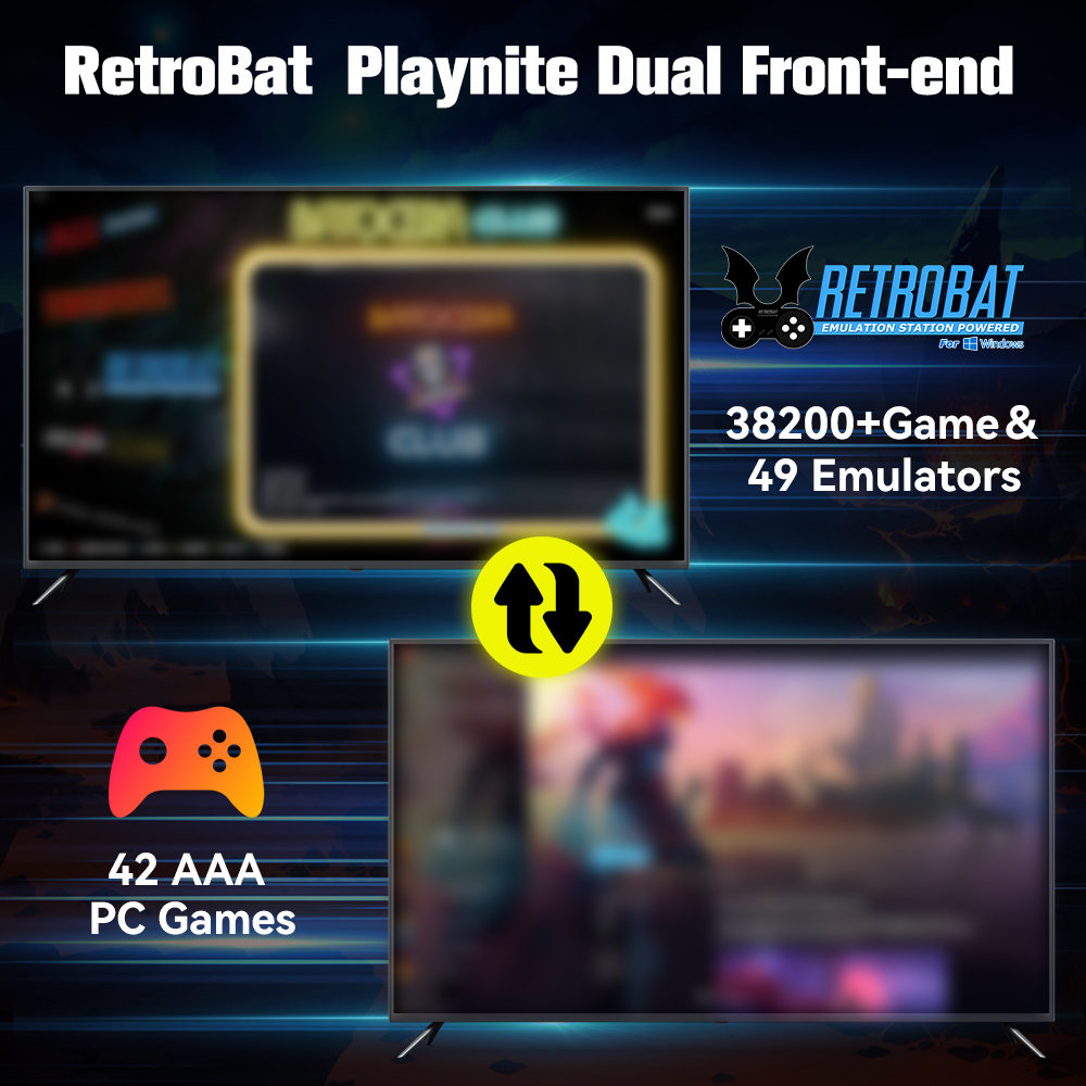 Retrobat＆Playnite System HDD R - Gaming Console With Gta ulasan dan harga