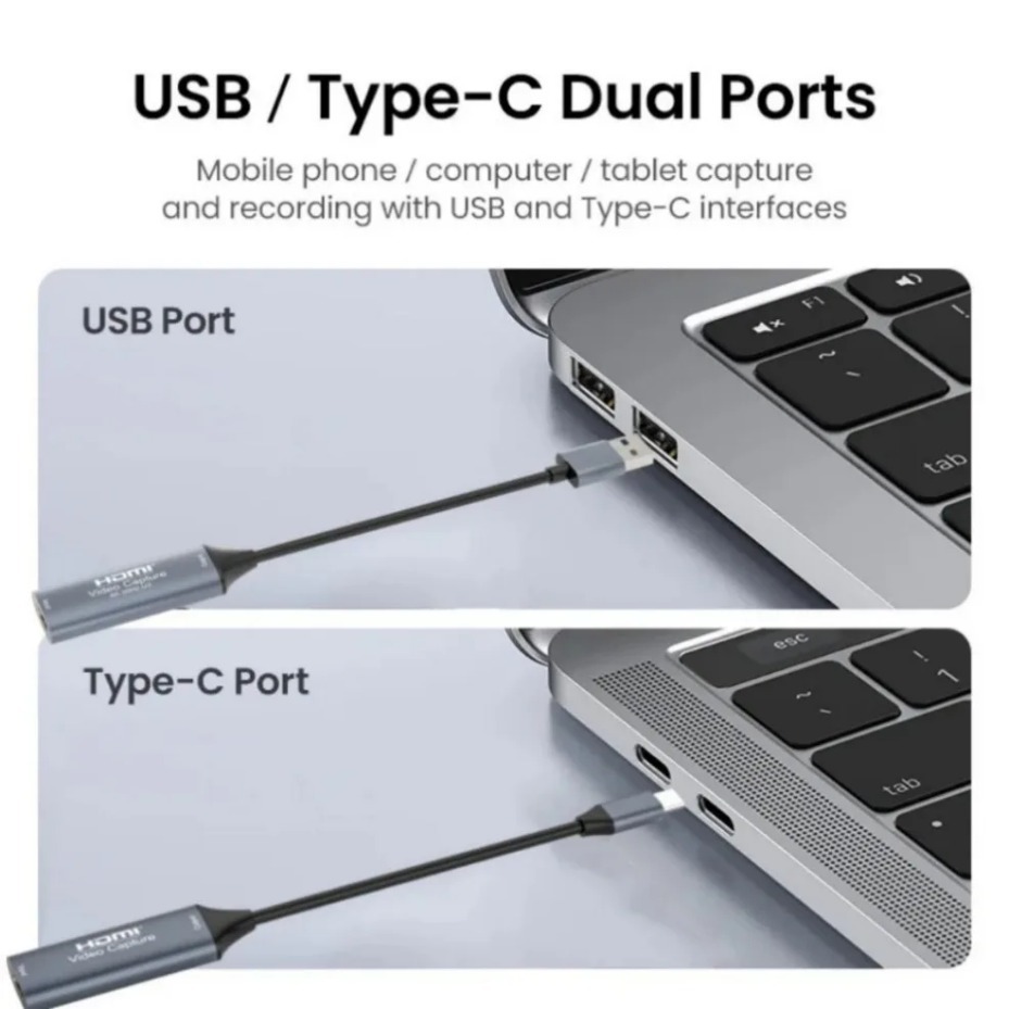 USB-C 2.0/3.0 HDMI Video Captu - Pad Gaming Console ulasan dan harga