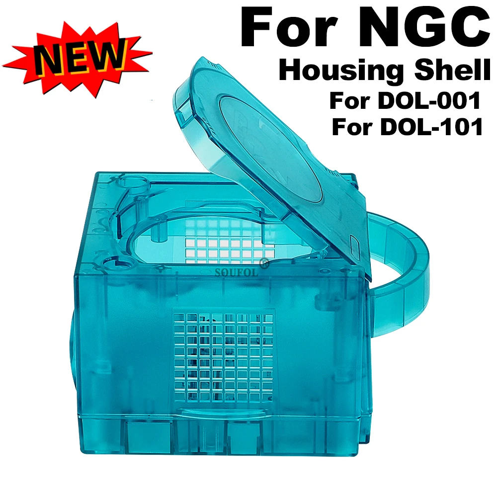 Ice Blue Replacement Case for  - Gaming Console Vintage ulasan dan harga