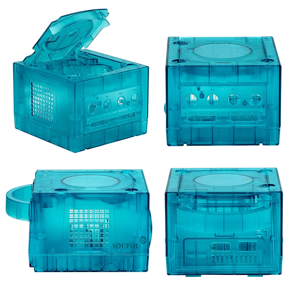 Ice Blue Replacement Case for  - Gaming Console Vintage ulasan dan harga