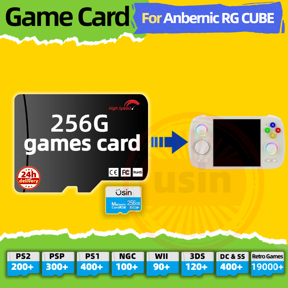 Game Card For Anbernic RG CUBE - Gaming Console Cube ulasan dan harga