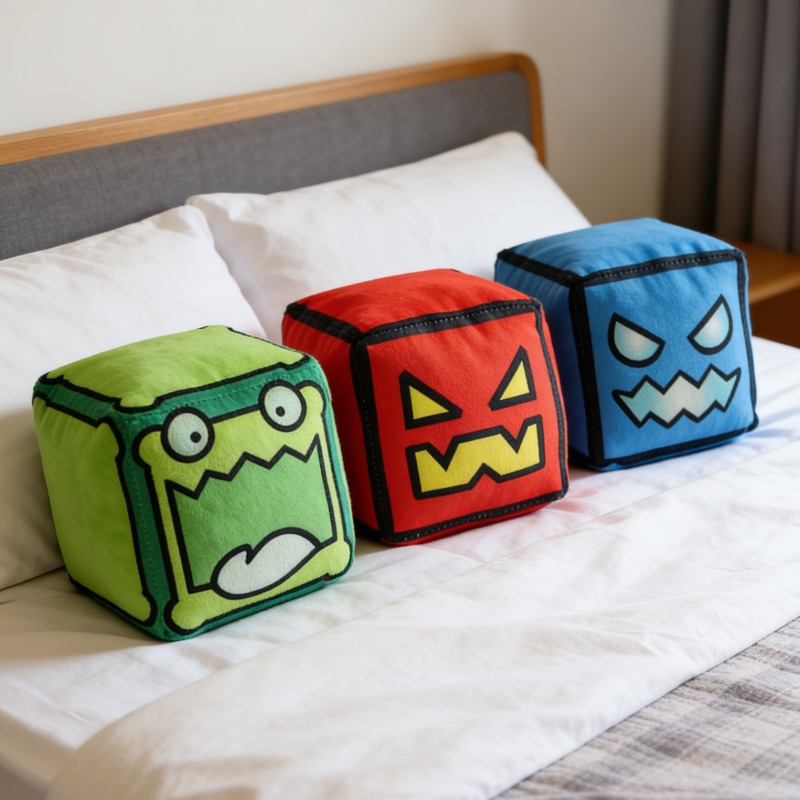 Geometryy Kawaii Throw Pillow  - Gaming Chair Cushion ulasan dan harga