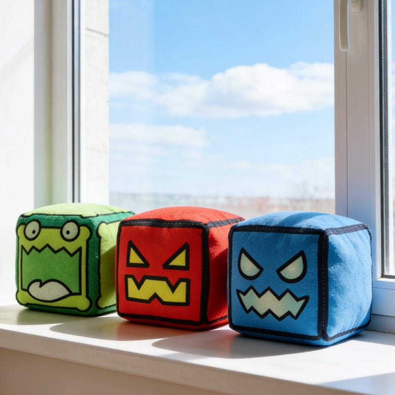 Geometryy Kawaii Throw Pillow  - Gaming Chair Cushion ulasan dan harga