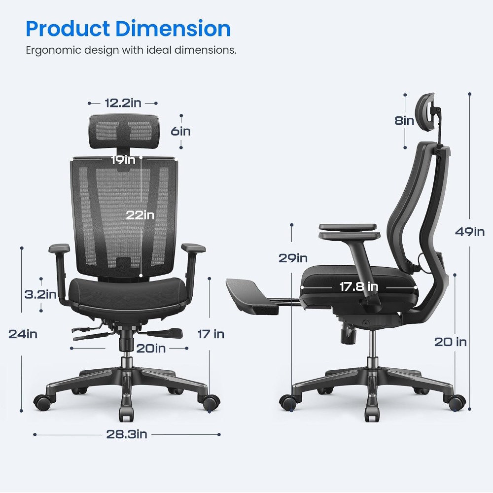 Adjustable Office Chair: Ergon - Gaming Chair Cushion ulasan dan harga