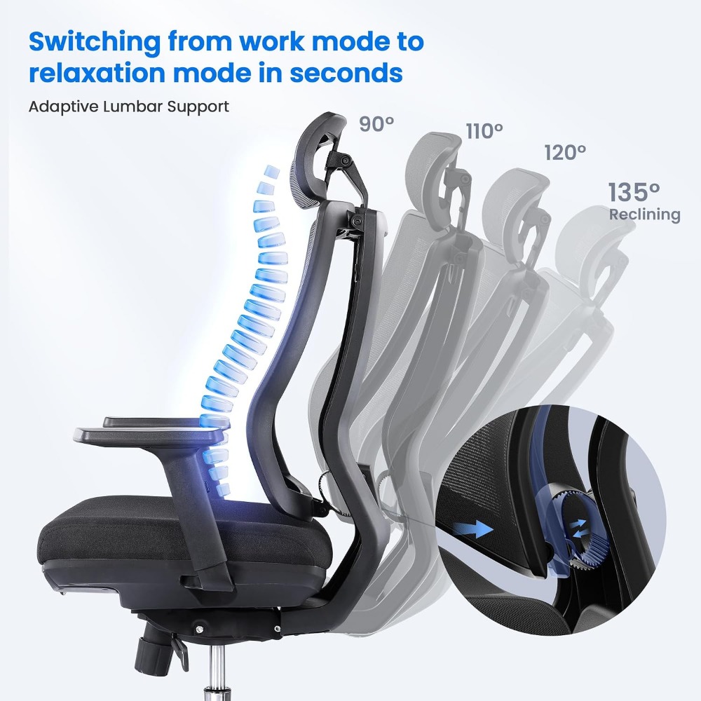 Adjustable Office Chair: Ergon - Gaming Chair Cushion ulasan dan harga