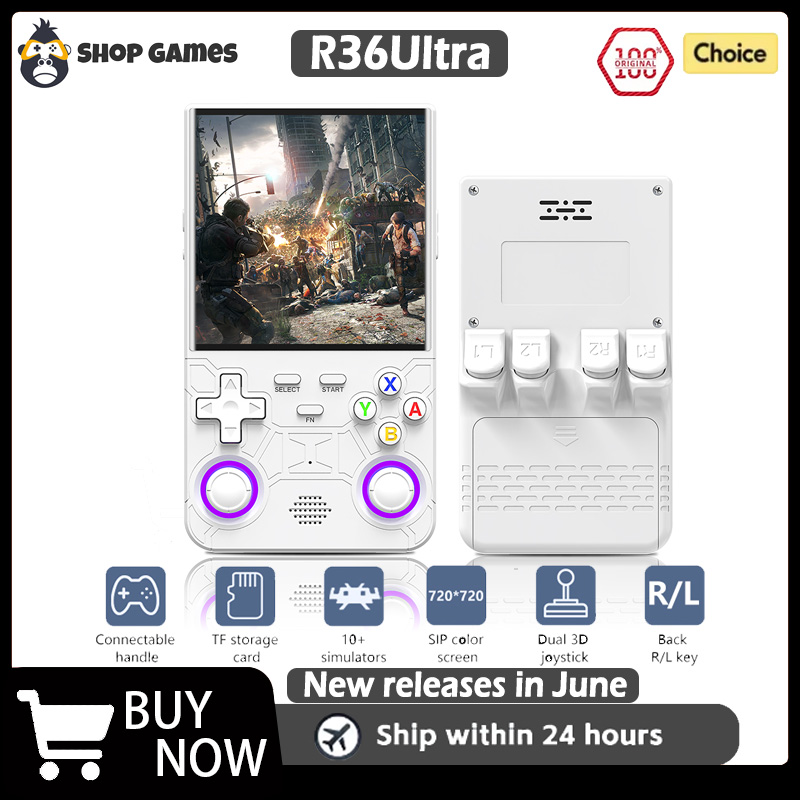 R36 Ultra Open Source R36S Vid - Gaming Console With Gta ulasan dan harga