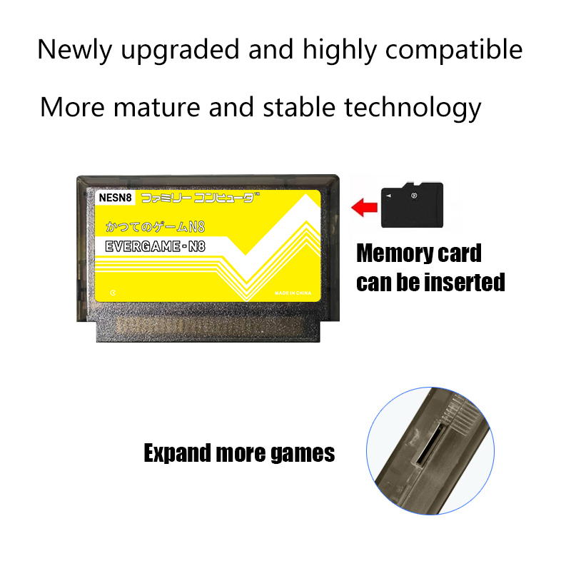 REMANK EVERGAME N8 NES Cartrid - Gaming Console Vintage ulasan dan harga