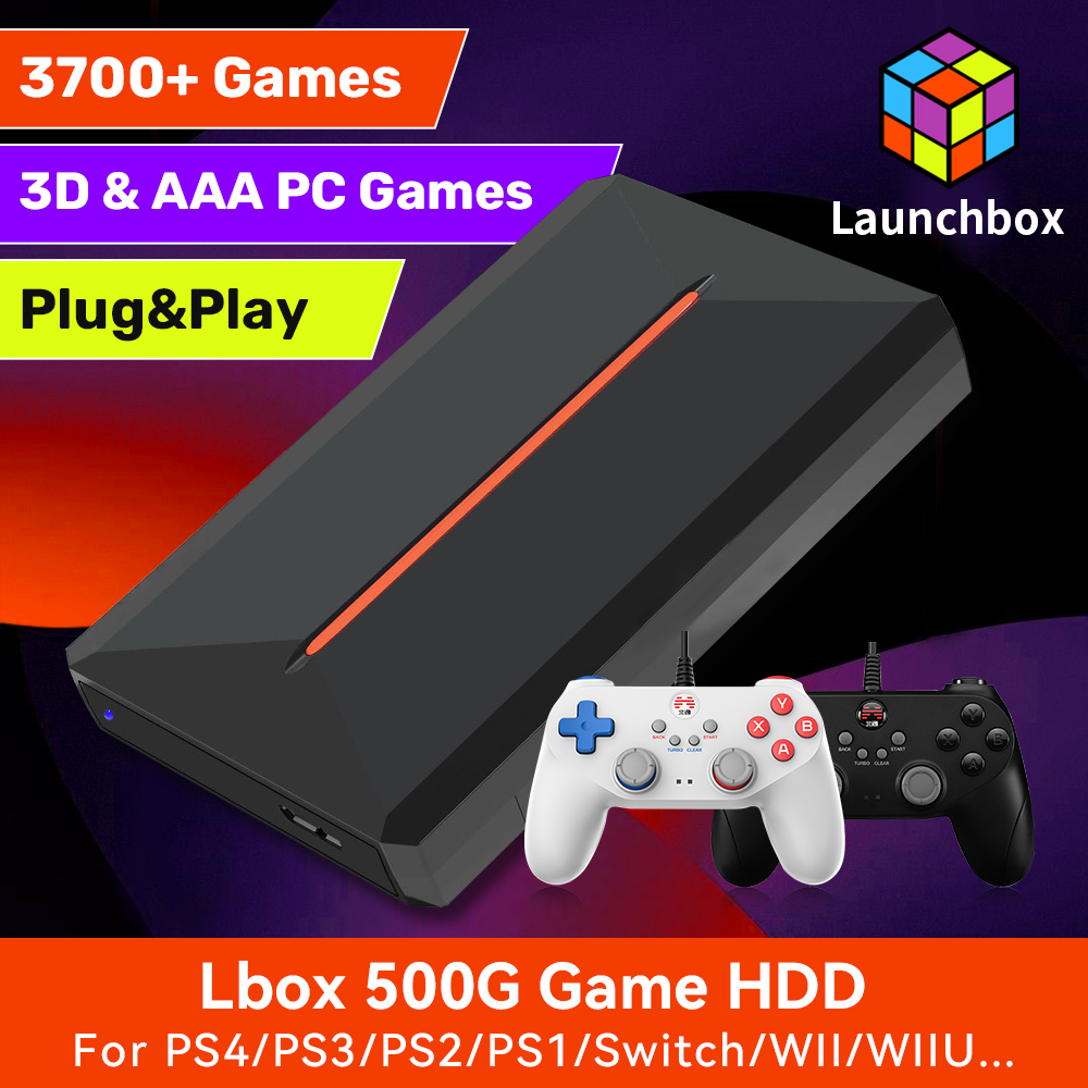 Launchbox 500G Gaming Hard Dri - Gaming Console Cube ulasan dan harga