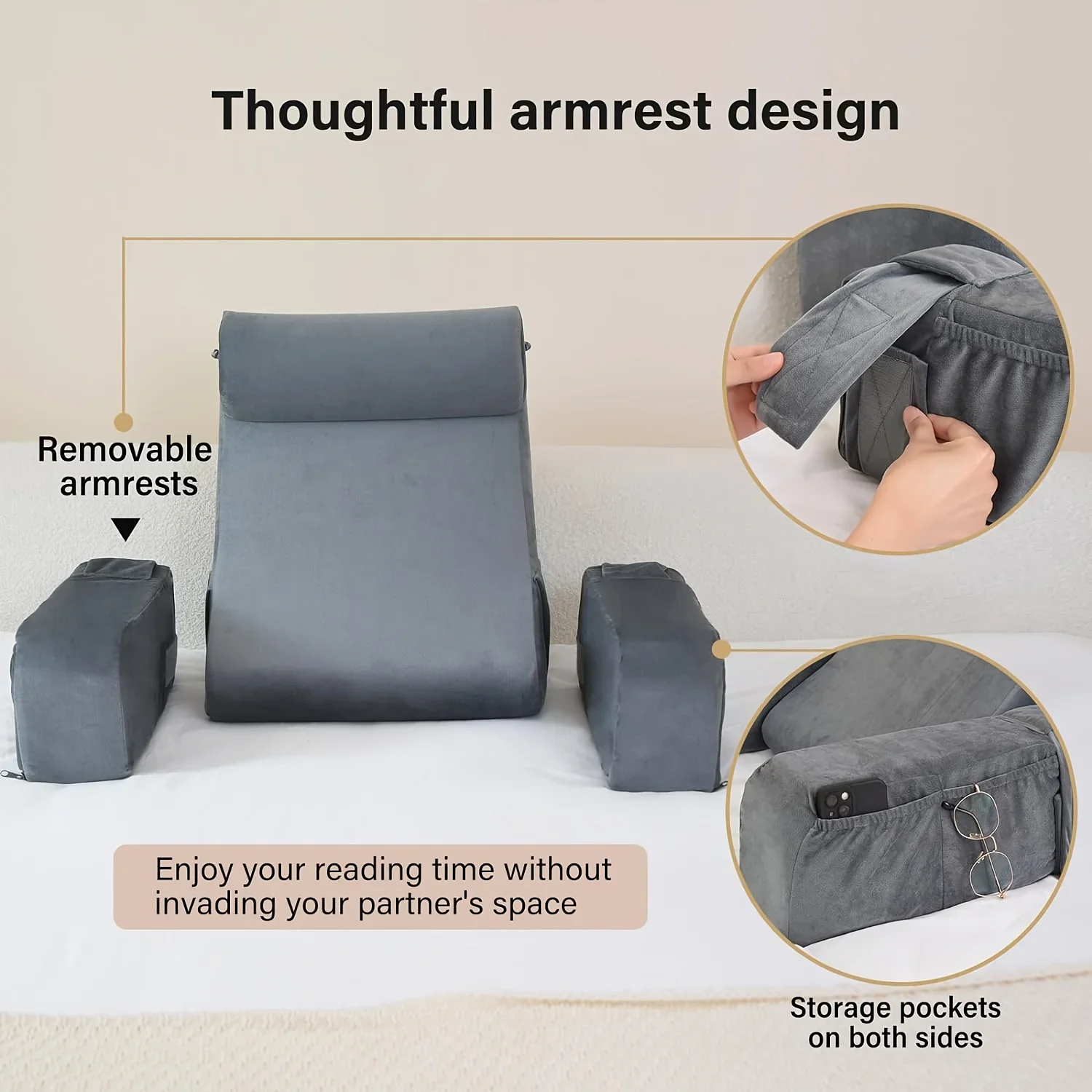 Memory Foam Reading Pillow for - Gaming Chair Cushion ulasan dan harga