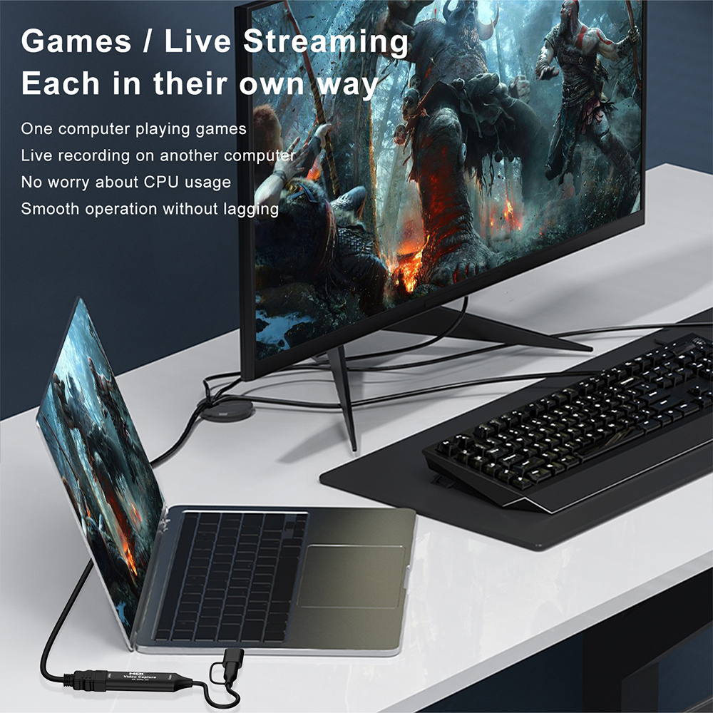 4K HDMI-compatible USB Video C - Pad Gaming Console ulasan dan harga