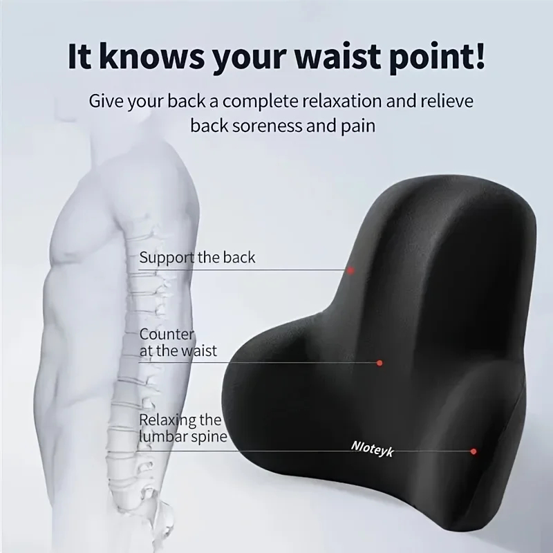 1Pc Memory Foam Lumbar Support - Gaming Chair Cushion ulasan dan harga